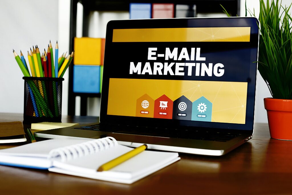 Email marketing is another digital tool to help businesses grow. 