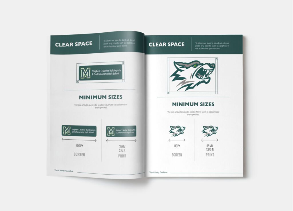 Brand Style Guide Minimum Sizes for Logo
