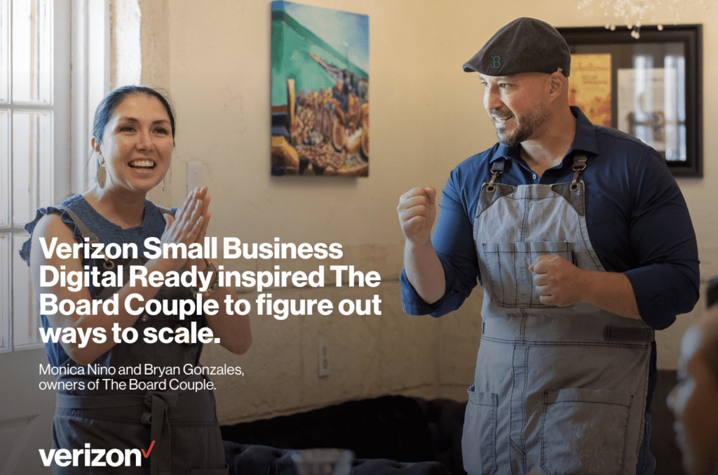 Verizon Small Business Digital Ready inspired the Board Couple to figure out ways to scale