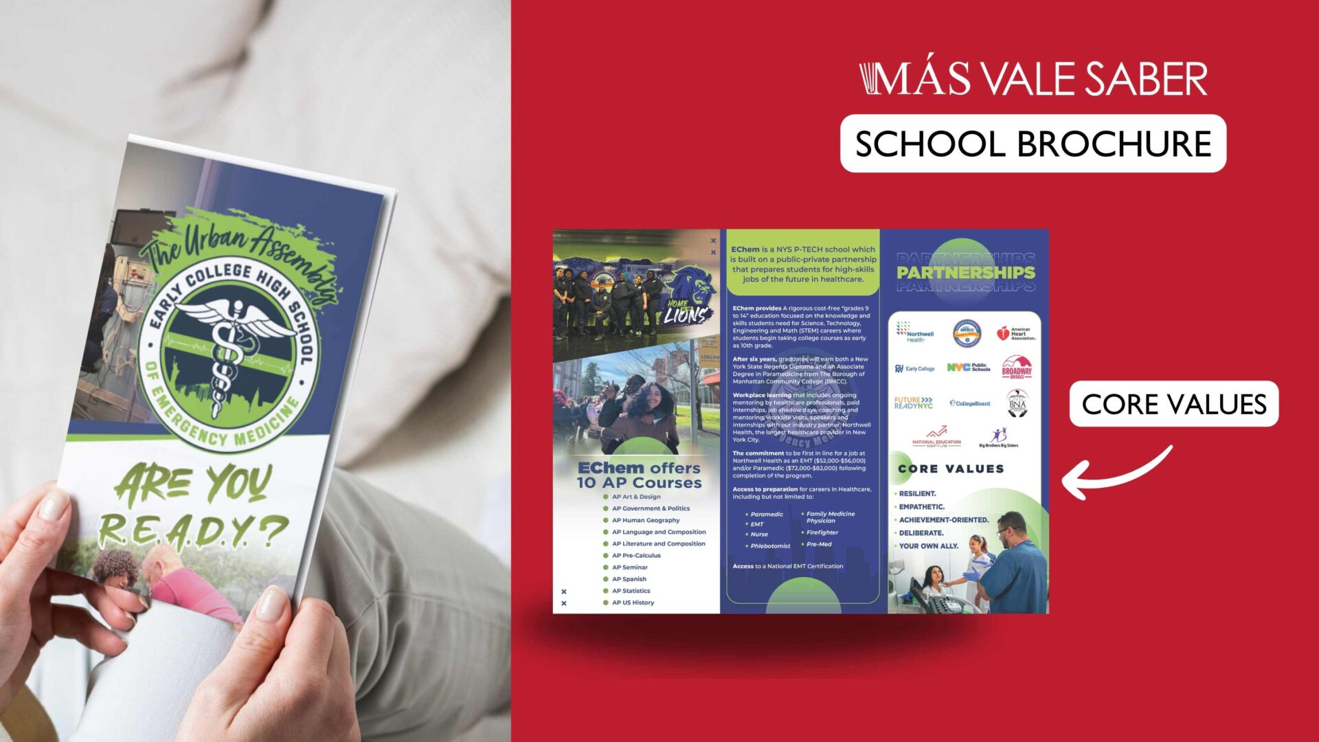 example of a school brochure with school values